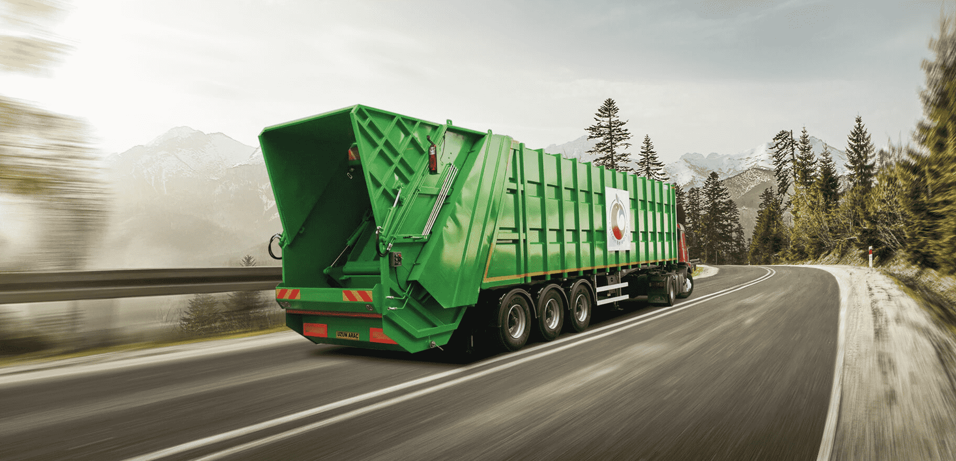 Rear Loading Waste Semi-Trailer